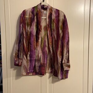 Silk Chico’s shirt/jacket